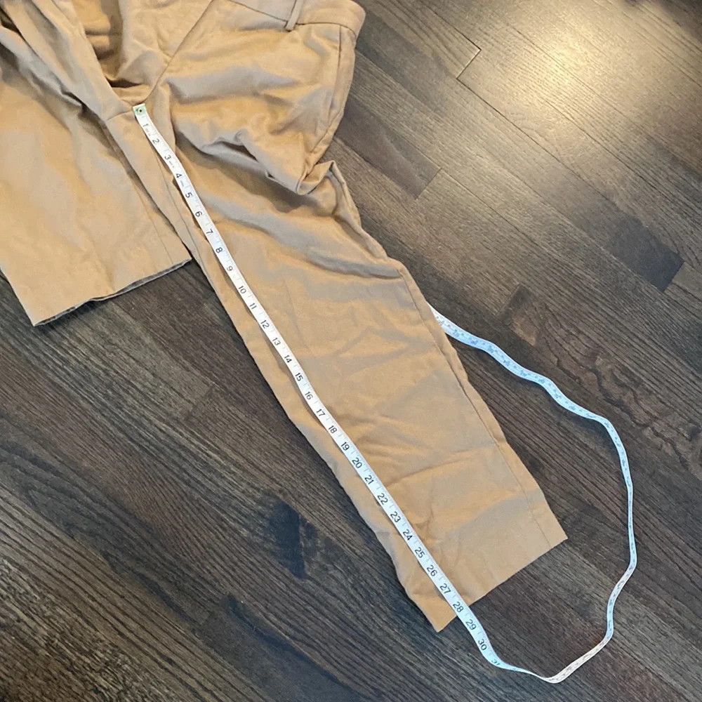 J. Crew Tan Wool Pants Trousers 6 EUC Cafe Trouser - Picture 4 of 9